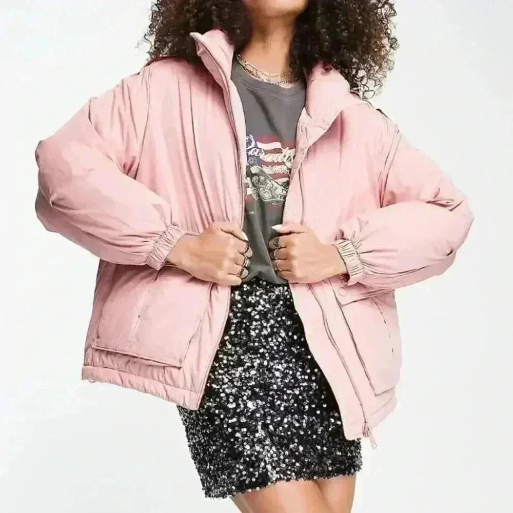 We The Free Puffer Jacket XS Coat Pink